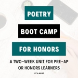 Poetry Boot Camp Unit