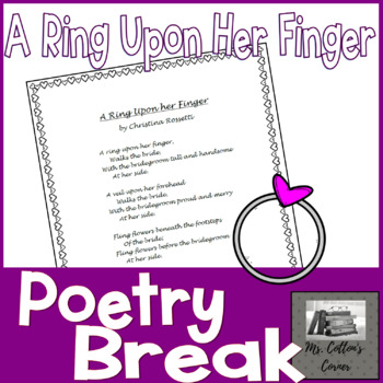 Preview of Poetry Break! - A Ring Upon Her Finger - Digital and PDF - No Prep!