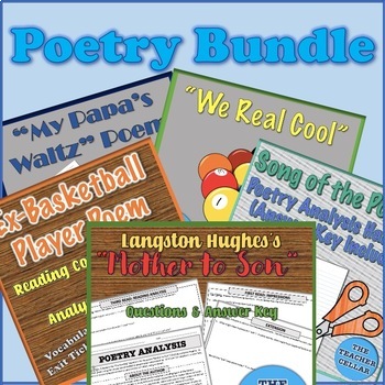 Preview of Poetry Bundle: 5 Engaging Poems with Questions, Answers Keys, & More!