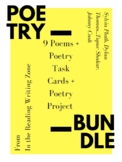 Poetry Bundle: 9 Poems + Poetry Task Cards + Project - DIS