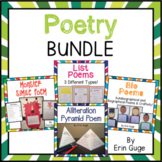 Poetry Bundle: Alliteration, Simile, Bio, & List Poems | D