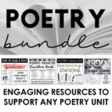 Poetry Bundle - Engaging Poetry Activities for Any Unit - 