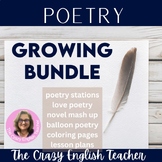 Poetry Bundle of Lessons: Over 20% Savings digital assignment