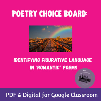 Preview of Poetry Choice Board: Identifying Figurative Language