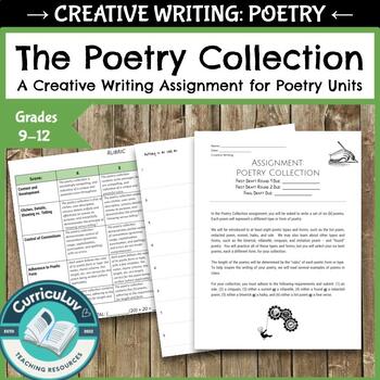 Poetry Collection Assignment for High School Creative Writing, EDITABLE