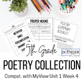 Poetry Collection | Compatible with 5th Grade MyView Unit 1 Week 4 |