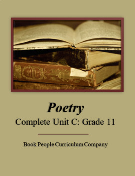 Preview of Poetry Complete Unit C (Grade 11)