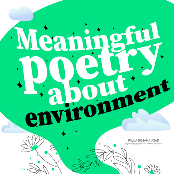 Preview of Poetry Comprehension Activities The Environment Earth Day