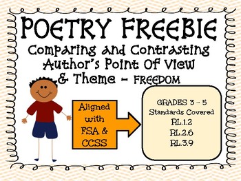 Preview of Poetry Comprehension - Aligned with FSA (FREEBIE)