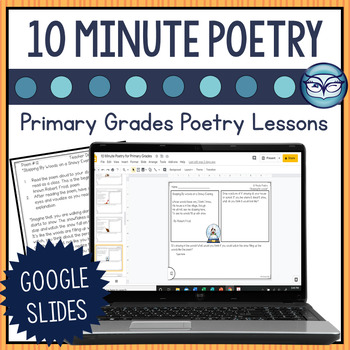 Preview of Poetry Comprehension Grades 2-3 | Print and Digital