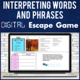 Poetry Connotation Digital Escape Game | Middle School