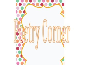 Preview of Poetry Corner Sign