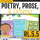 Poetry, Drama, and Prose, Graphic Organizers, Passages 5th
