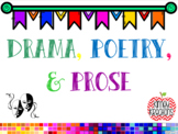 Poetry, Drama, and Prose PowerPoint