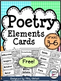 Poetry Elements Cards- Free!