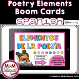 Poetry Elements in SPANISH | Boom Cards Elementos de la poesía