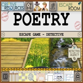 Preview of Poetry English Escape Room