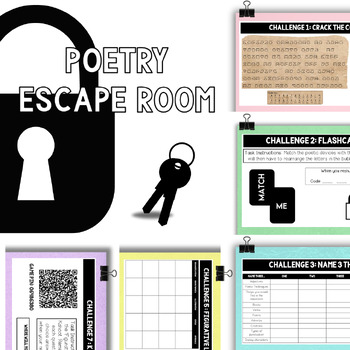 Preview of Poetry Escape Room