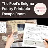 One Page Poetry Escape Room for High School