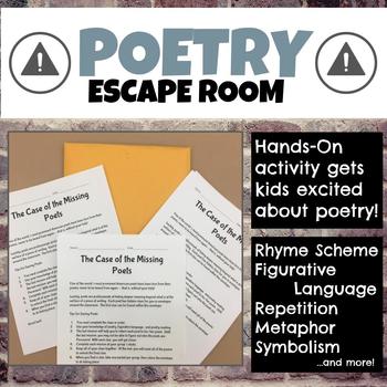 Preview of Poetry Escape Room