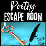 Poetry Escape Room - Middle School ELA Digital Breakout Room