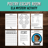 Poetry Escape Room | Mystery Challenges | Poem Unit Game