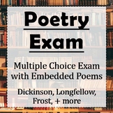 Poetry Exam: 40 Multiple Choice Questions (Terms & In-Context)