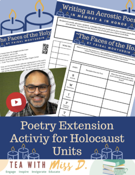 Preview of Poetry Extension Activity for Holocaust Units