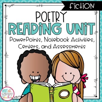 Preview of Poetry Fiction Reading Unit with Centers SECOND GRADE