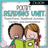 Poetry Fiction Reading Unit with Centers SECOND GRADE