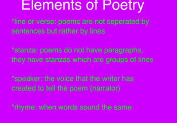 Preview of Poetry Flip-Chart