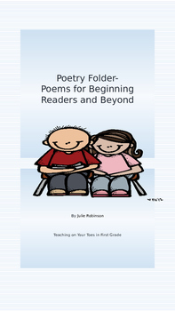 Preview of Poetry Folders-Poems for Beginning Readers and Beyond