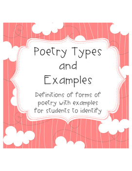 Preview of Poetry Forms and Poem Types