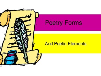 Preview of Poetry Forms and Poetic Elements / A Brief Introduction