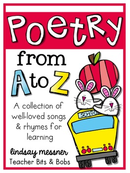 Preview of Alphabet Poetry Book {Poetry From A to Z}