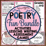 Poetry Fun Bundle: Engaging Activities & Games with Assessment