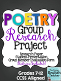 Poetry Group Research Project