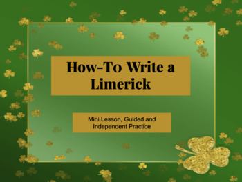 Preview of Poetry-How To Write a Limerick