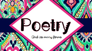 Preview of Poetry & Its Many Forms