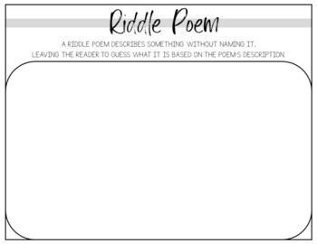 Poetry Journals for Elementary Writers