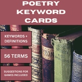 Poetry Keyword Matching Game Cards