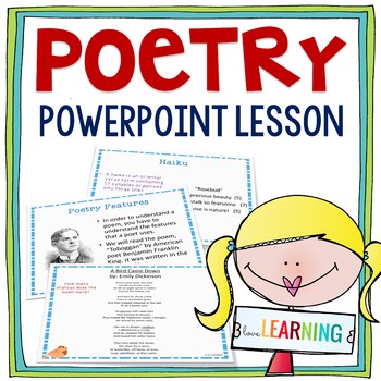Poetry PowerPoint Lesson by Love Learning | Teachers Pay Teachers