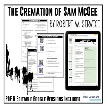 Preview of Poetry Lesson: "The Cremation of Sam McGee" by Robert W. Service | DIGITAL