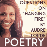"Hanging Fire" by Audre Lorde | Close Reading Poetry Lesson