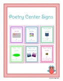 Poetry Library Center Signs