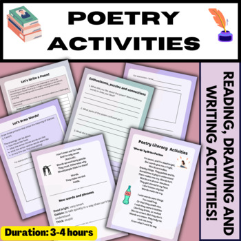 Preview of Poetry Literacy Activites: Brian Patten's 'Words'