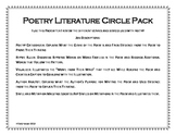 Poetry Literature Circle Pack