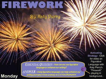Preview of Poetry: Lyrics Analysis of "Firework" by Katy Perry