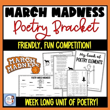 Preview of Poetry March Madness Competition for 4th & 5th Grade