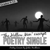 Poetry Mini Lesson, T.S. Elliot's "The Hollow Men" excerpt